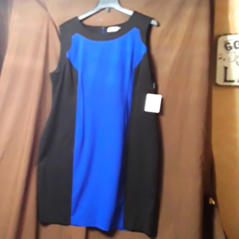 Nwt classic calvin klein sleeveless dress